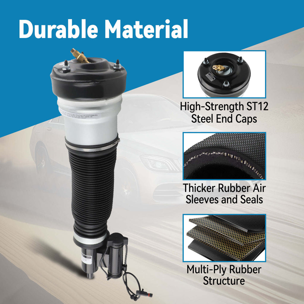 Kompatibel med Mercedes S-Klasse W220 S350 S430 S500 4matic 2002–2005 luftfjæringssylinder