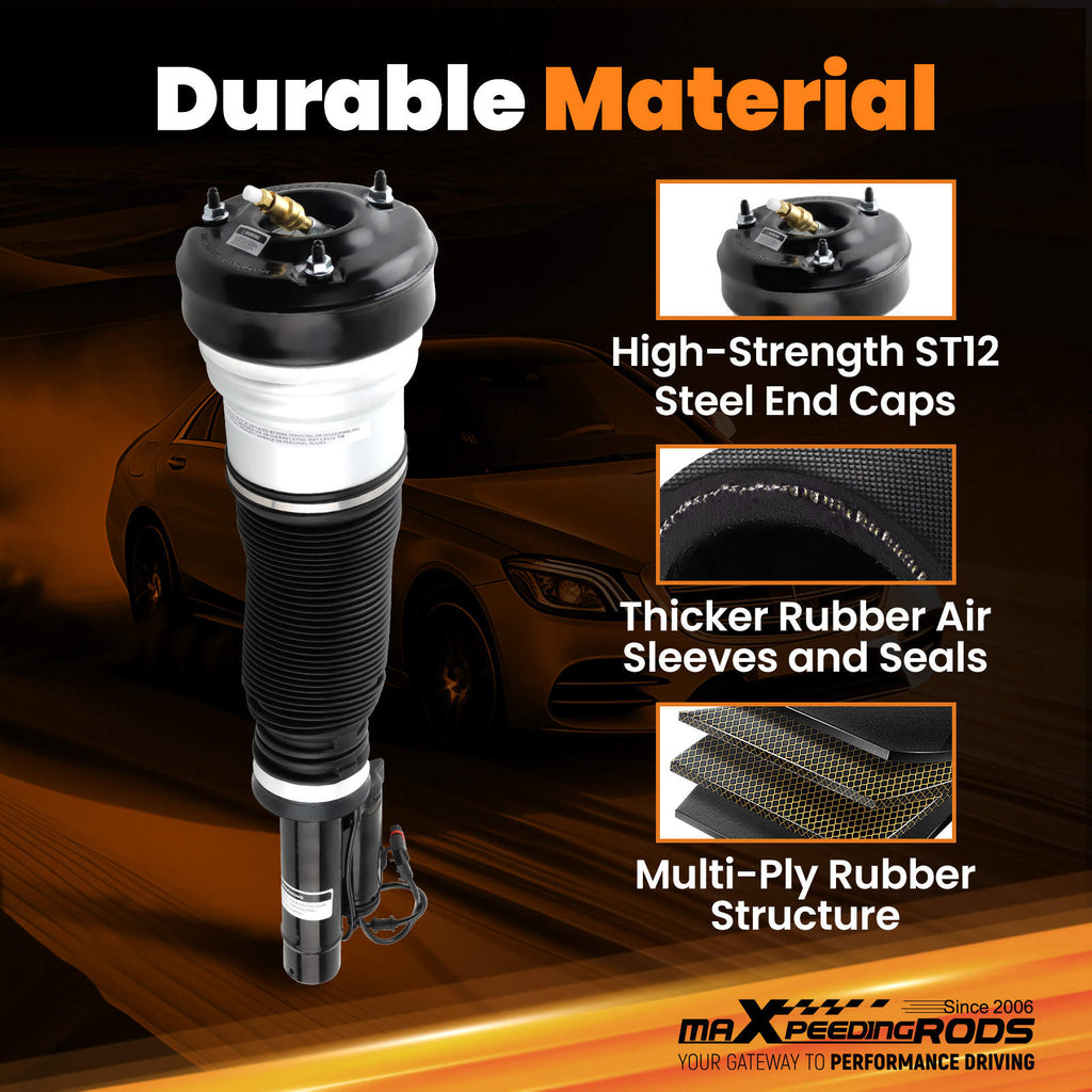2 Front Air Suspension Shock Strut compatible for Mercedes Benz S Class W220 S430 S500 S600