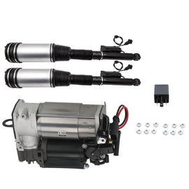 3 SETS Luchtvering Shock Veerpoot Compressorpomp nieuw geschikt voor Mercedes W220 S-Klasse
