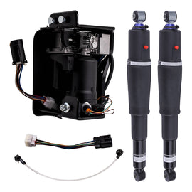 2* achter schokdemper + compressor geschikt voor Chevy GMC Cadillac Chevrolet 25979391 94900