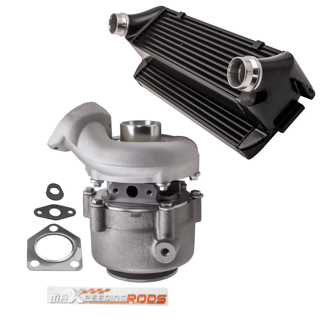 Turbo + Intercooler geschikt voor BMW 3 Serie 320d (E90/ E91) M47TU2D20 2.0L TF035HL