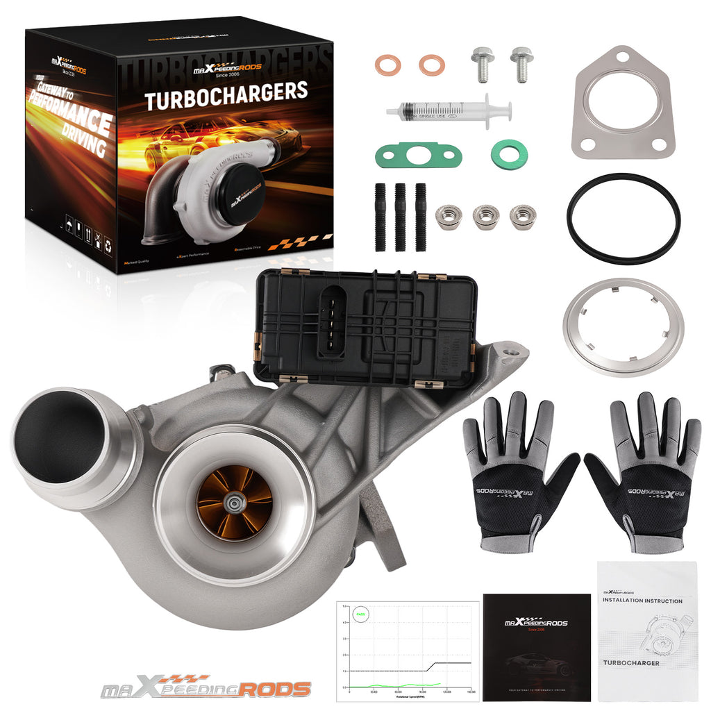Billet Turbo geschikt voor BMW X1 20d (E84) 135kw N47D20 2012- 49335-00584 Oil cooling