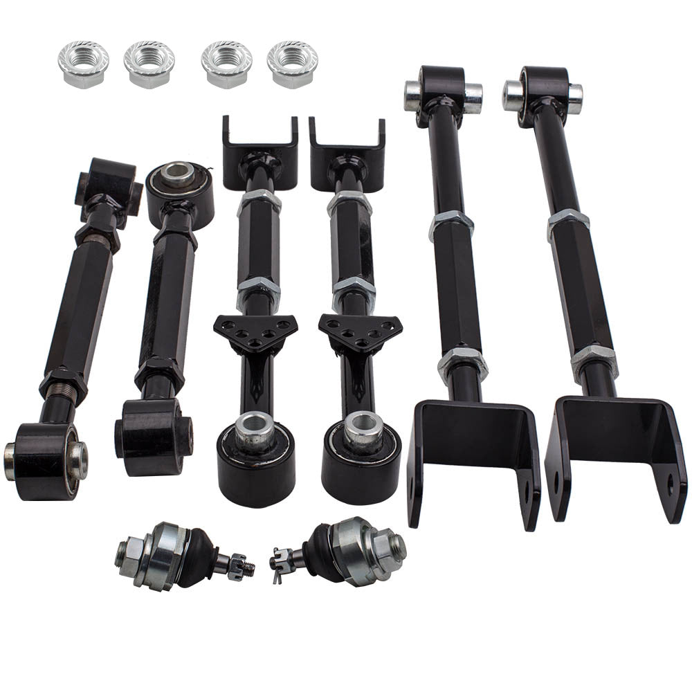 Voor Ball Joint + achter Camber Draagarm Toe Kit Geschikt voor Honda Accord 08-13 Geschikt voor Acura TL TSX