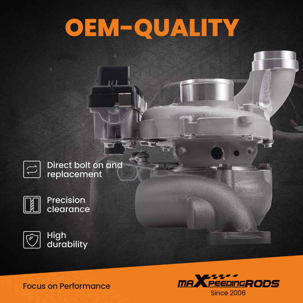 Turbolader kompatibel med Dodge Sprinter 3.0L CDI OM642 68019589AA GTA2056GVK Turbo