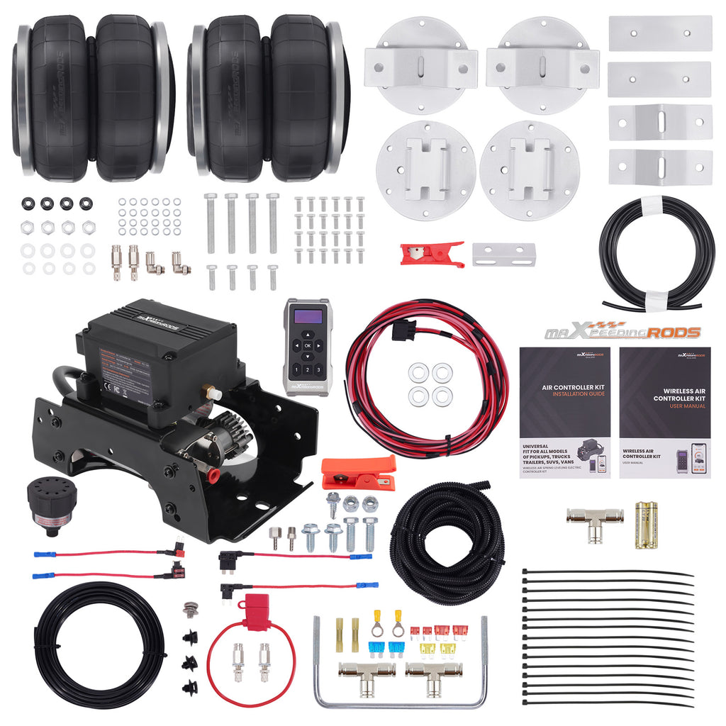 Luchtveer achter met Wireless Compressor Kit geschikt voor Mercedes Sprinter 4X2 1995-