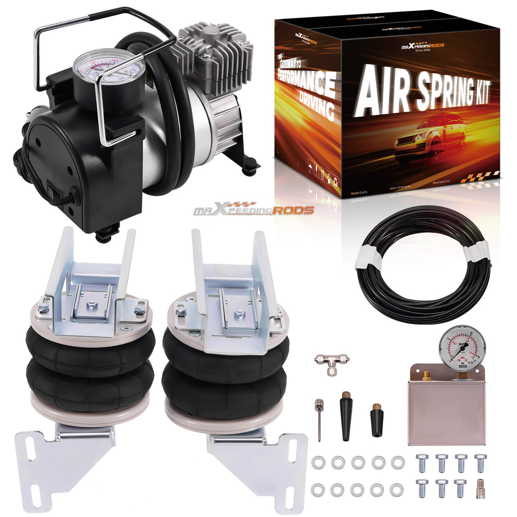 2x Luchtvering balg met 12V Compressor Kit geschikt voor Mercedes-Benz Sprinter 2006-2022