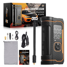 Last inn bildet i Galleri-visningsprogrammet, Tire Inflator Portable Car Tire Compressor + geschikt voor Pressure Gauge