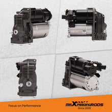 Last bildet i gallerivisningen, Air Suspension Compressor Pump compatible for BMW X5 E70 X6 E71 2008-2014 37206799419