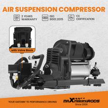 Lataa kuva Galleria-katseluun, Air Suspension Compressor + Valve Block + Bracket compatible for BMW 5 Series E61 2004-10