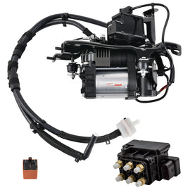 Luchtveringcompressor + Beugel + Klep geschikt voor Jeep Grand Cherokee 68232648AA