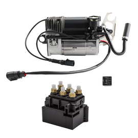 Luchtveringcompressor Level Control + Klep geschikt voor Audi Q7 4L 4L0698007C