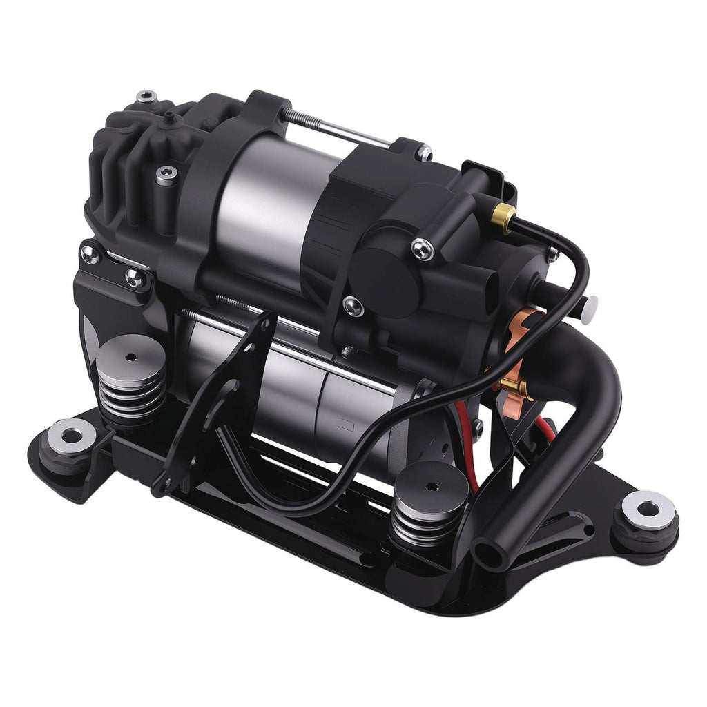 Air Suspension Compressor + Bracket compatible for BMW 740e xDrive G11/G12 2017-2019