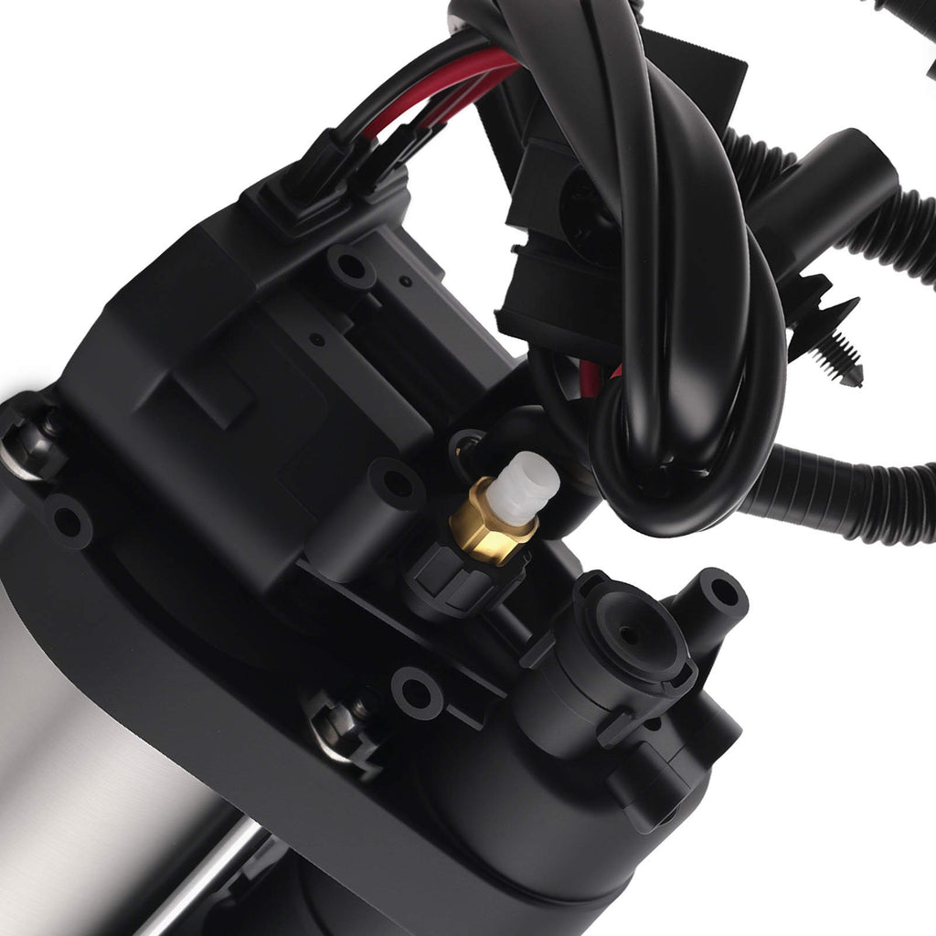 Air Suspension Compressor Pump+Relay compatible for VW Touareg II for Cayenne 958 2011-2017