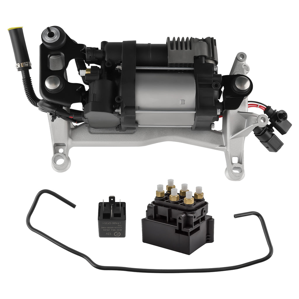 Compressor + Mount met Klep geschikt voor VW Touareg 7P5, 7P6 2011-2018 7P0698007C