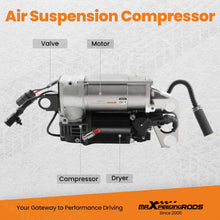 Indlæs billede til gallerivisning Air Suspension Compressor + Solenoid Valve Block Relay compatible for Audi Q7 4L 2006-2015