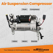 Last inn bildet i Galleri-visningsprogrammet, Air Suspension Compressor W/ Bracket compatible for Porsche Cayenne compatible for VW Touareg 7L0616007B