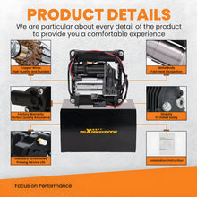 Lataa kuva Galleria-katseluun, Air Suspension Compressor + Bracket + Relay compatible for Range Rover MK III 3 2002-2012