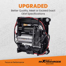 Lataa kuva Galleria-katseluun, Air Suspension Compressor + Bracket + Relay compatible for Range Rover MK III 3 2002-2012