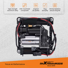 Lataa kuva Galleria-katseluun, Air Suspension Compressor + Bracket + Relay compatible for Range Rover MK III 3 2002-2012