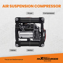 Lataa kuva Galleria-katseluun, Air Suspension Compressor + Bracket + Relay compatible for Range Rover MK III 3 2002-2012