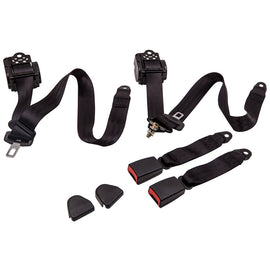 3-Point Retractable Lap Seat Belt geschikt voor Jeep Wrangler YJ 1982-1995