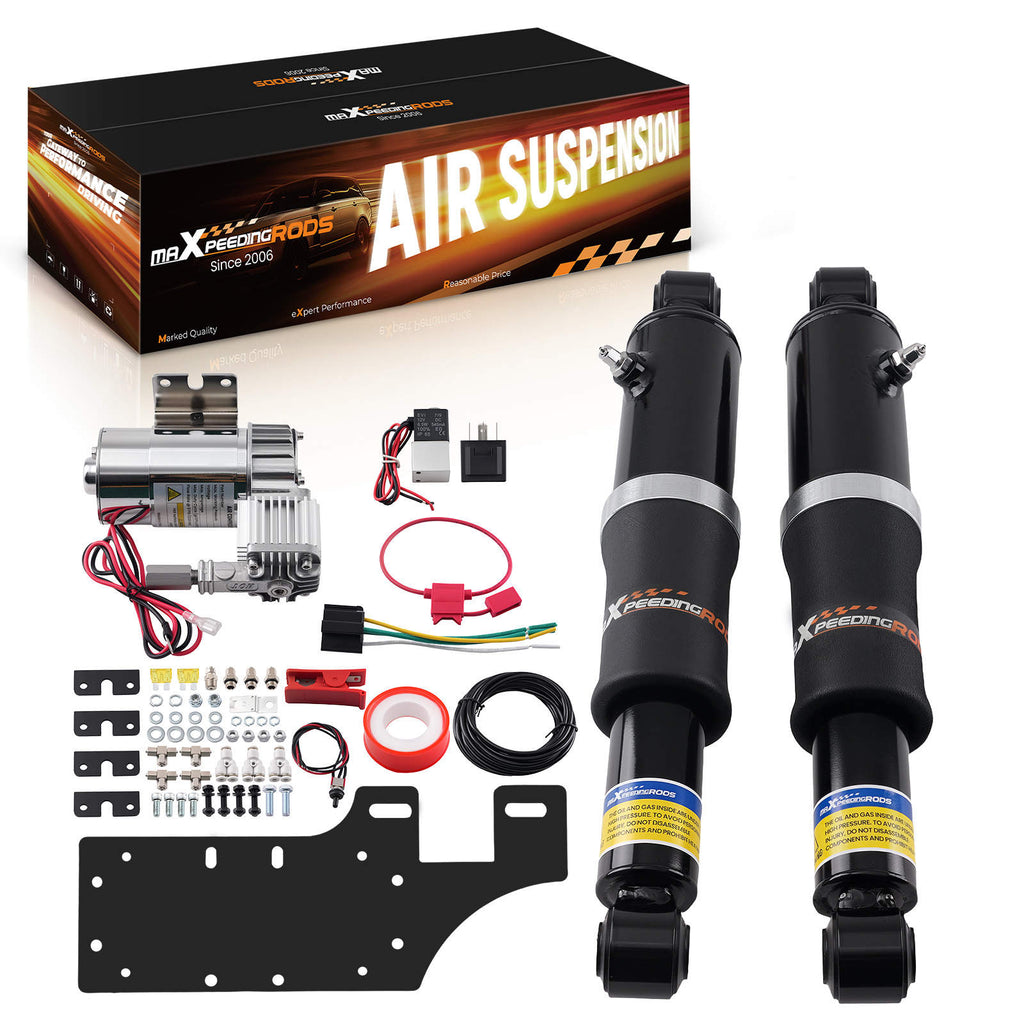 Smooth Air Suspension Rear Ride Kit kompatibelt med Harley Touring Road King Street Glide