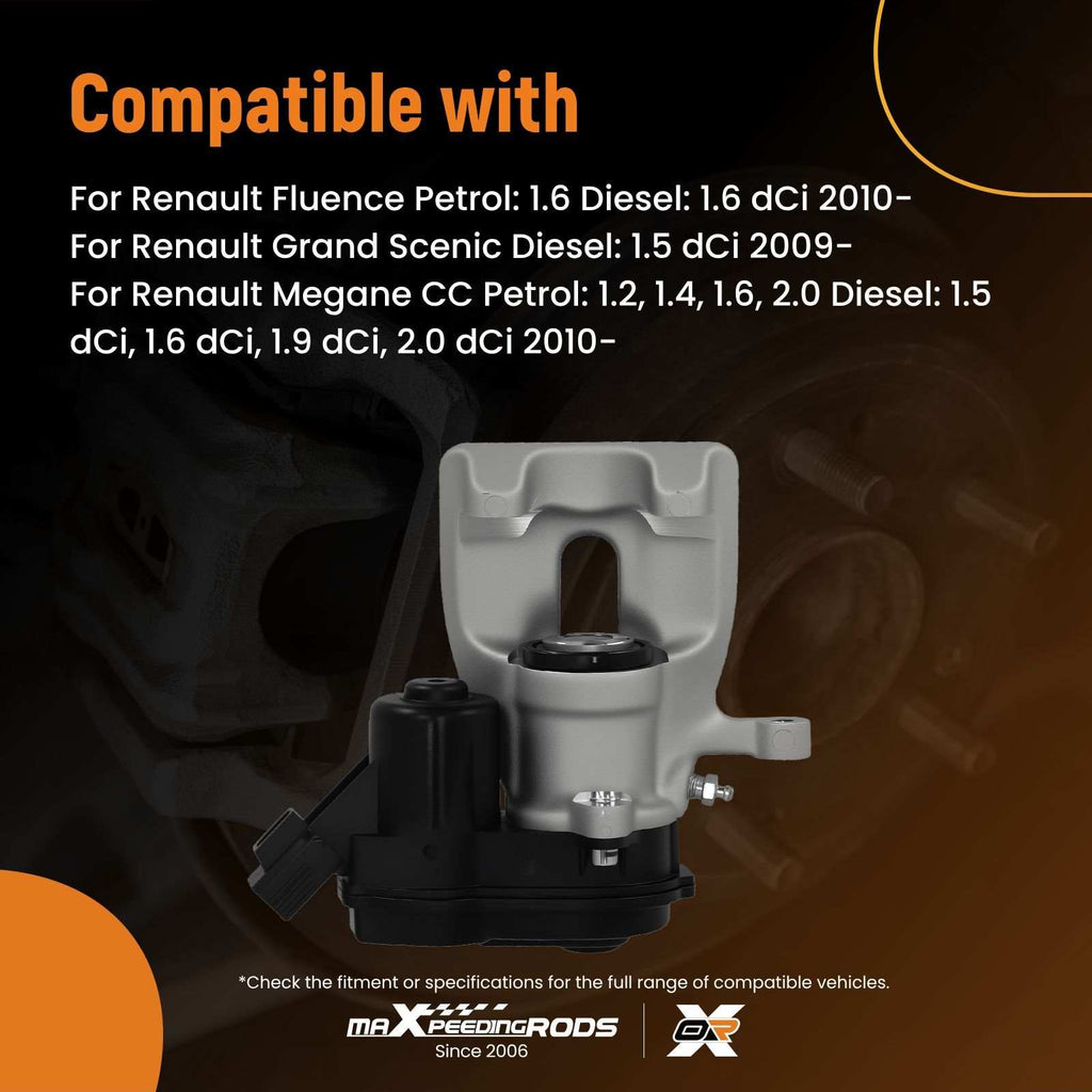 BAKRE HØYRE BREMSKALIPER kompatibel med RENAULT MEGANE SCENICFLUENCE 440010675R 274MM