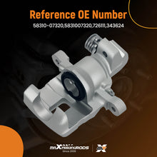 Ladda upp bild till gallerivisning, Floating Brake Caliper Rear Left compatible for Kia Picanto 1.0 1.1 04-11 58310-07320 224mm