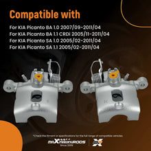 Last inn bildet i Galleri-visningsprogrammet, 2x Rear Brake Caliper compatible for KIA Picanto BA SA 2005-2011 58310-07320 58360-07320