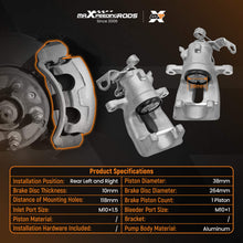 Lataa kuva Galleria-katseluun, 2xBrake Calipers Rear LeftRight compatible for Vauxhall Astra G H Zafira Combo Meriva