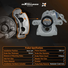 Lataa kuva Galleria-katseluun, Brake Caliper Rear Left compatible for Ford Galaxy 2008-2013 Mondeo 07-2015 1439862 1502341
