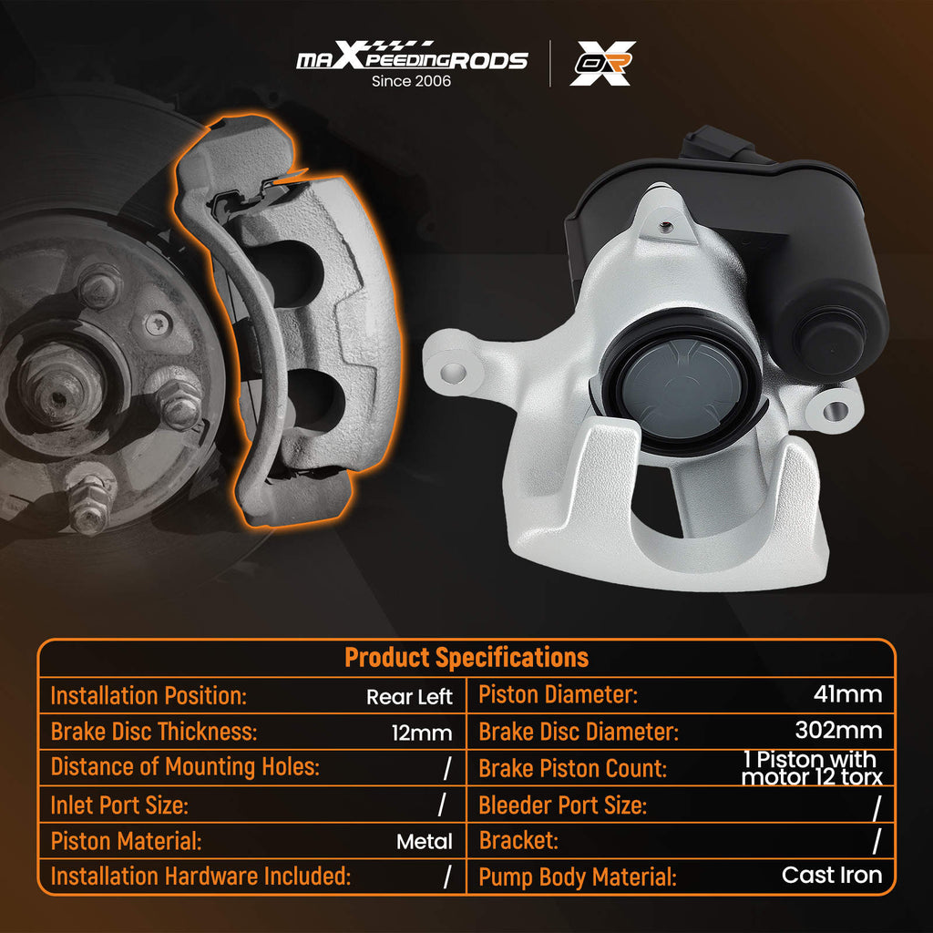 Bremskaliper bak venstre kompatibel med Audi A6 Allroad C6 2.7 3.0 TFSI 2006-2011 344272