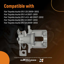 Ladda upp bild till gallerivisning, Floating Caliper Left Rear compatible for Toyota Auris compatible for Corolla E15 07-14 4785002100 36mm