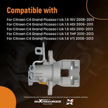 Lataa kuva Galleria-katseluun, Rear Disc Brake Caliper Left compatible for Citroen C4 Picasso I Grand Picasso I 2006-2013