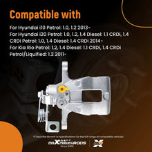 Lataa kuva Galleria-katseluun, Pair Brake Caliper Rear Left Right compatible for Hyundai i10 1.0 1.2 i20 1.4 58210C8300