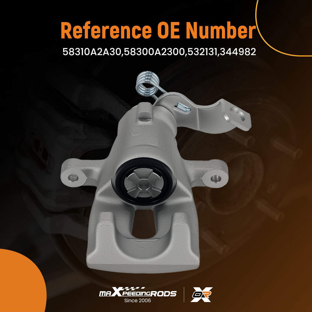 Rear Left Disc Caliper compatible for Kia Ceed Pro Ceed JD 12-On 1.0 1.4 1.6 344982 262mm