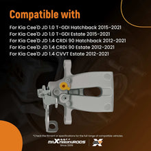 Lataa kuva Galleria-katseluun, Rear Left Disc Caliper compatible for Kia Ceed Pro Ceed JD 12-On 1.0 1.4 1.6 344982 262mm