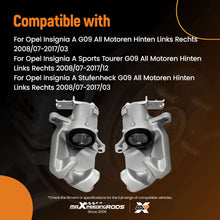 Last bildet i gallerivisningen, 2x Brake Caliper Rear compatible for Opel Insignia A Sports Tourer 2008-2017 compatible for Saab 9-5 YS3G