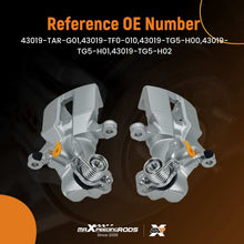 Last inn bildet i Galleri-visningsprogrammet, 2 Rear Disc Brake Calipers compatible for Honda Jazz MK3 2008-2015 1.2 1.3 1.4 740091 239mm