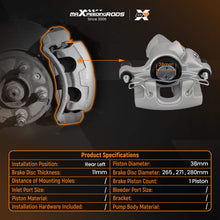Ladda upp bild till gallerivisning, Brake Caliper Rear Left compatible for Ford Focus MK III Tourneo Connect compatible for Volvo C30 344414