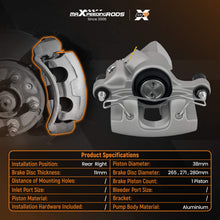 Last inn bildet i Galleri-visningsprogrammet, Brake Caliper Rear Right compatible for Ford C-Max MK II Focus MK III compatible for Volvo C30 V40 1511567
