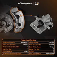 Ladda upp bild till gallerivisning, Brake Disc Caliper Right Rear compatible for BMW Mini R50 R52 R53 03-07 34216763730 259mm