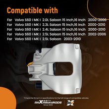 Lataa kuva Galleria-katseluun, Brake Caliper Front Left compatible for Volvo S60 I S80 I V70 P80 XC70 8603444 422731 60mm