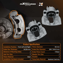 Ladda upp bild till gallerivisning, Brake Caliper Front Left Right compatible for Volvo S60 S70 S80 V70 XC70 8602676 304.5mm