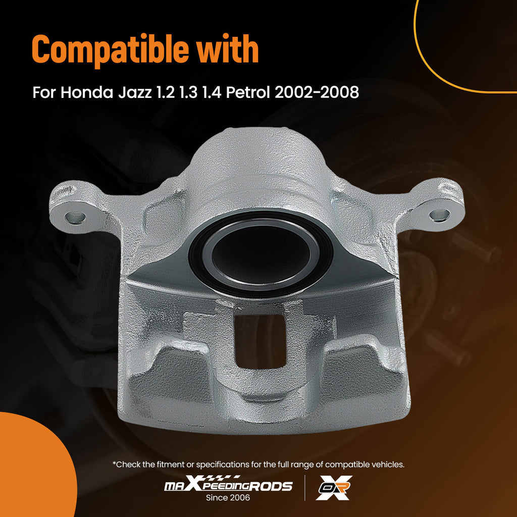 Brake Caliper Front Left compatible for Honda Jazz MK2 1.2 1.3 1.4 2002-2008 54019SAAE50