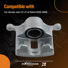Indlæs billede til gallerivisning Brake Caliper Front Left compatible for Honda Jazz MK2 1.2 1.3 1.4 2002-2008 54019SAAE50
