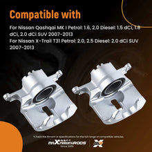 Last bildet i gallerivisningen, 2 Front Left Right Brake Caliper compatible for Nissan Qashqai MK I X-Trail T31 2007-2013