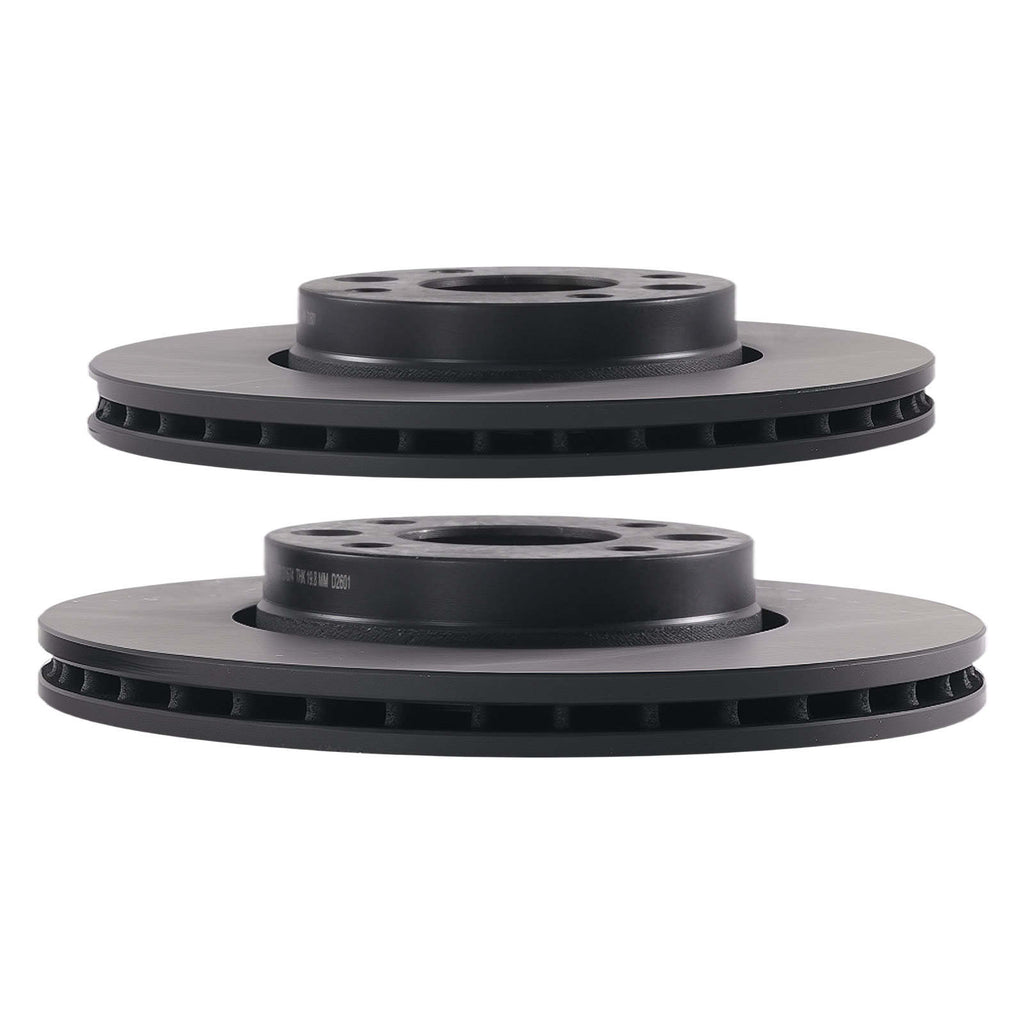 Brake Discs+Brake Pads Front compatible for Nissan Note/Compatible for Renault Modus 2004-2012 DF4364