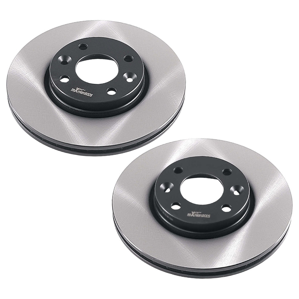 Brake Discs+Brake Pads Front compatible for Nissan Note/Compatible for Renault Modus 2004-2012 DF4364