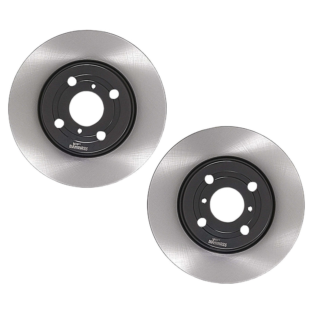 Front Brake DiscsPads compatible for Toyota Yaris P13 1.0/1.3 Van 2012-2022 435120D060